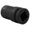 Dynamic 1" Drive Deep Socket, Black Phosphate, Tools 1-1/8" X 1" Drive, 6 Point Deep Length D025536 - alternate 7